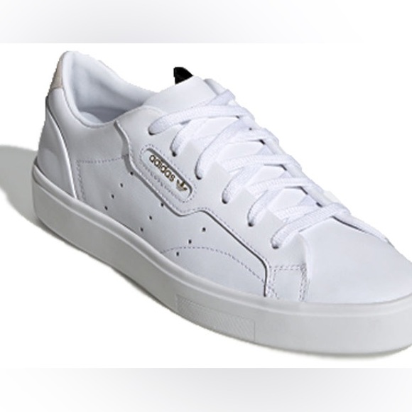 ADIDAS Women’s Sleek Crystal White Sneaker Size 6 - Picture 1 of 3